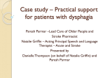 Case study – Practical support for patients with dysphagia