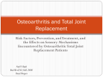 PowerPoint Presentation - Osteoarthritis in the Elderly