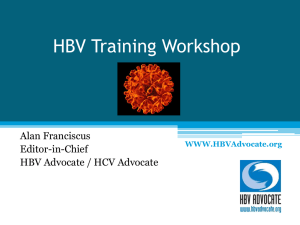 HBV Training Workshop