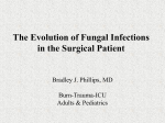 The Evolution of Fungal Infections in the Surgical Patient