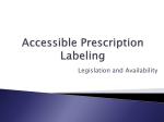 Accessible Prescription Labeling