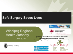 Presentation title - Canadian Patient Safety Institute