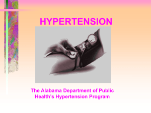 ALABAMA DEPARTMENT OF PUBLIC HEALTH