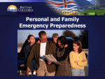 CAN Personal and Family Preparedness