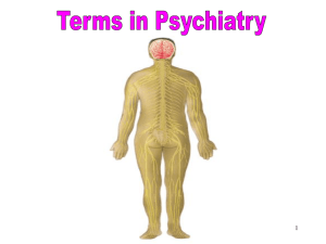 Terms in Psychiatry - Northwest Technology Center