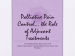 Palliative Pain Control… the Role of Adjuvant Treatments