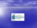 Student Orientation Part 1 - Mad River Community Hospital