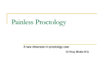 Painless Proctology