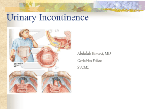 Urinary Incontinence