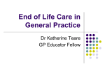 End of Life Care in General Practice