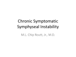 Chronic Symptomatic Symphyseal Instability