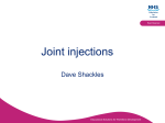 Joint injections - East Scotland Postgraduate GP