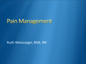 Pain Management - Wilkes-Barre Area Career & Technical