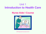 Introduction to Nursing Assistant