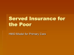 Served Insurance for the Poor