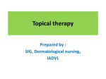 Topical therapy