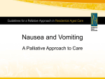 Guidelines for a Palliative Approach in Residential Aged Care