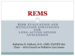 Risk Evaluation and Mitigation Strategies for Opioid