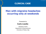 CLINICAL CASE My migraine always comes back