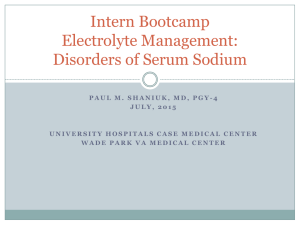 Intern Bootcamp Electrolyte Management