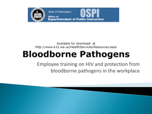 Blood-borne Pathogens Employee Training on HIV and Protection