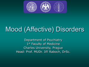 Mood disorders