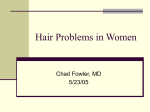 Hair Problems in Women