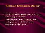 When an Emergency Occurs