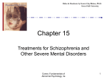 Chapter 15 -Treatment for Schizophrenia
