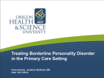 Treating Borderline Personality Disorder in the Primary Care Setting