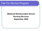 Medicaid Reimbursable School Nursing Services