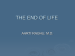 THE END OF LIFE