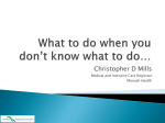 ABCD - What to do when you don`t know what to do