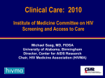 Michael Saag: Clinical Care