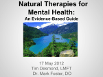 Natural Therapies for Mental Health: An Evidence-Based