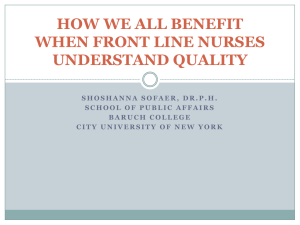 how do nurses influence quality?