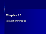 Intervention principles