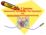 Week 3 Seminar Measurement Systems and Their Equivalents and