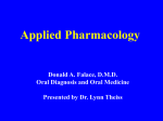 Applied Pharmacology Yagiela,JA,Neidle,EA, Dowd,FJ