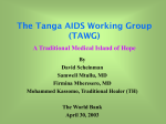 Best Practices of the Tanga AIDS Working Group (TAWG)