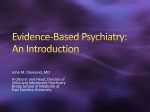 Evidence-Based Psychiatry: An Introduction