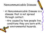 Noncommunicable Disease