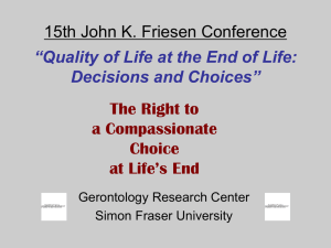 Friesen Conference - Simon Fraser University
