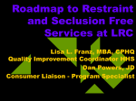 Roadmap to Restraint and Seclusion Free Services at LRC