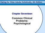 Caring for Older Adults Holistically, 4th Edition Chapter Seventeen