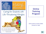 Life Threatening Allergies Training by New York State