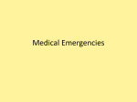 Medical Emergencies