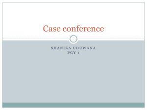 Case conference- chronic diarrhea