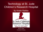 Technology at St. Jude Children`s Research Hospital