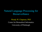 NLP Biosurveillance-Interface2004-chapman2